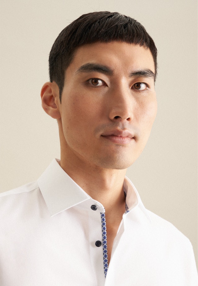 Slim Business Hemd Uni in Weiß |  Seidensticker Onlineshop