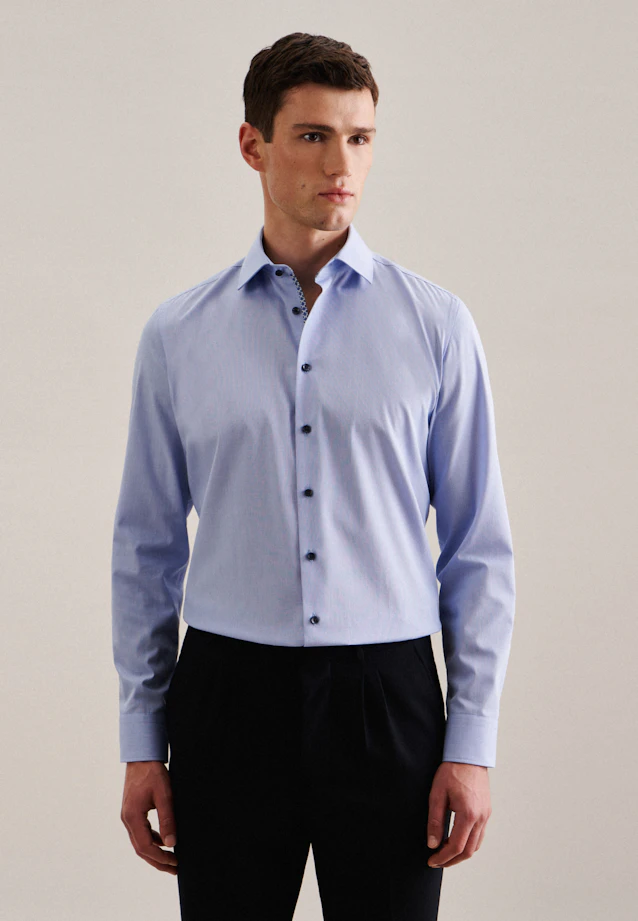 X-Slim Business shirt Uni in Light Blue |  Seidensticker Onlineshop