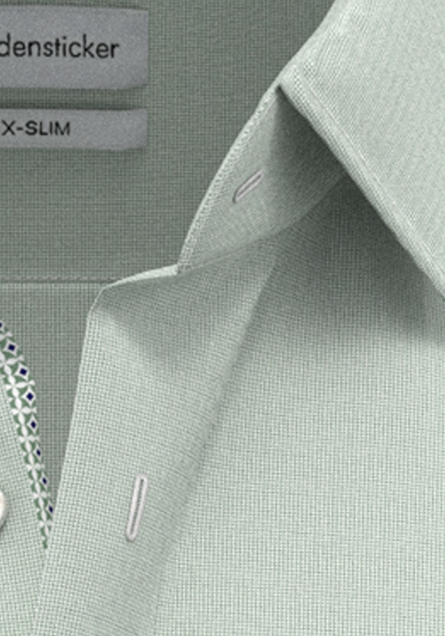 Non-iron Structure Business Shirt in X-Slim with Kent-Collar in Green |  Seidensticker Onlineshop