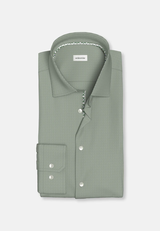 X-Slim Business shirt Uni in Green |  Seidensticker Onlineshop
