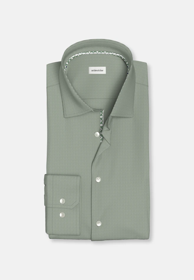 X-Slim Chemise d'affaires Uni dans Vert | Boutique en ligne Seidensticker