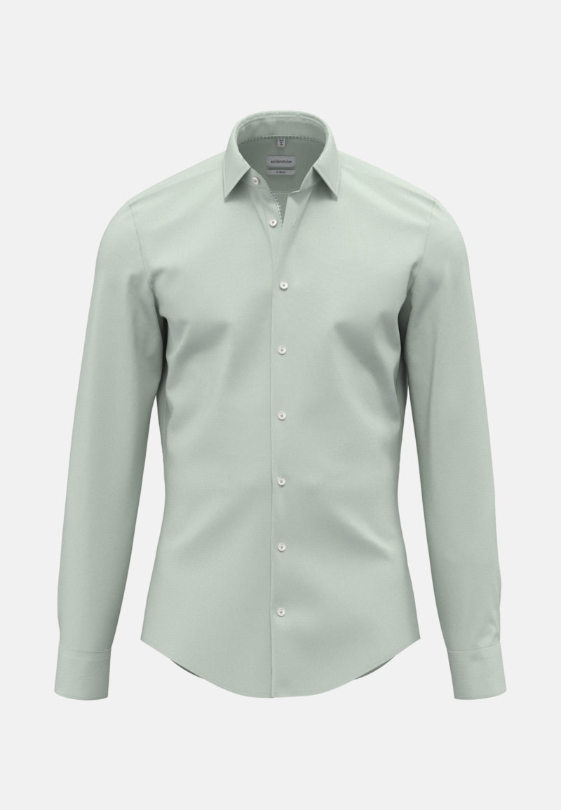 Non-iron Structure Business Shirt in X-Slim with Kent-Collar