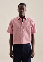 Non-iron Structure Business Shirt in Comfort with Kent-Collar in Red |  Seidensticker Onlineshop