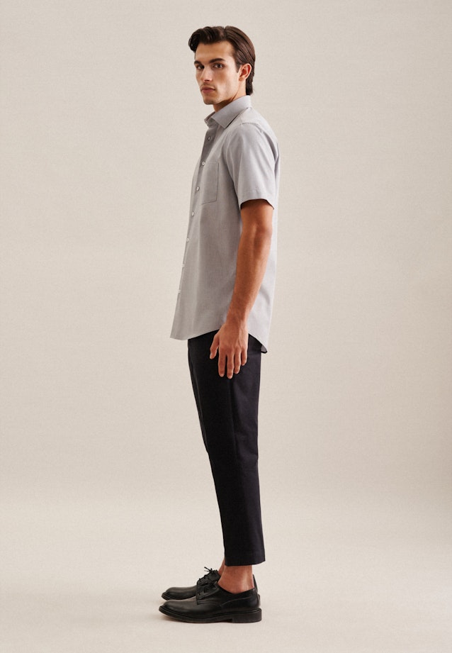 Comfort Chemise d'affaires Uni in Gris |  Seidensticker Onlineshop