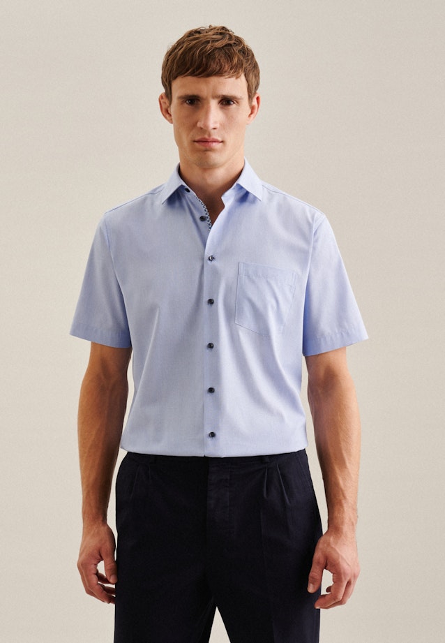 Comfort Business shirt Uni in Light Blue |  Seidensticker Onlineshop