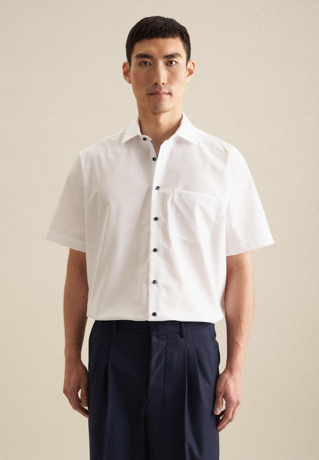 Comfort Business shirt Uni in White |  Seidensticker Onlineshop
