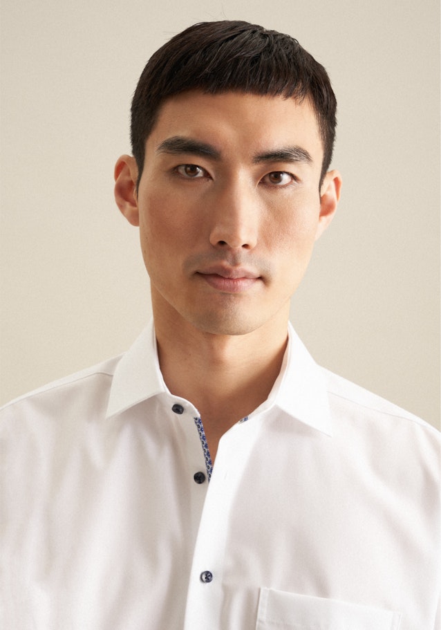 Comfort Business Shirt Uni in White | Seidensticker Onlineshop