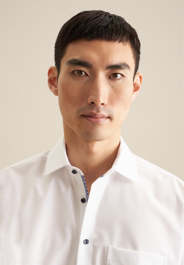 Comfort Business shirt Uni in White |  Seidensticker Onlineshop