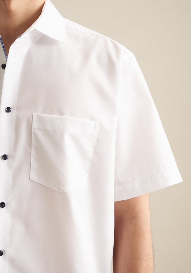Comfort Business Shirt Uni in White | Seidensticker Onlineshop