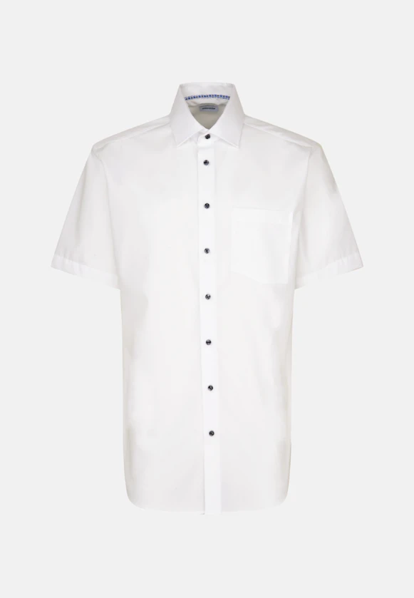 Comfort Business Hemd Uni in Weiß |  Seidensticker Onlineshop