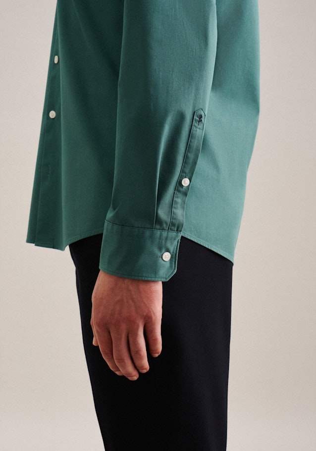 Casual Shirt in Regular with Kent-Collar in Green |  Seidensticker Onlineshop