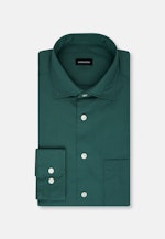 Regular Chemise décontractée Uni in Vert |  Seidensticker Onlineshop
