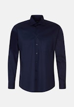 Regular Casual Hemd Uni in Dunkelblau |  Seidensticker Onlineshop