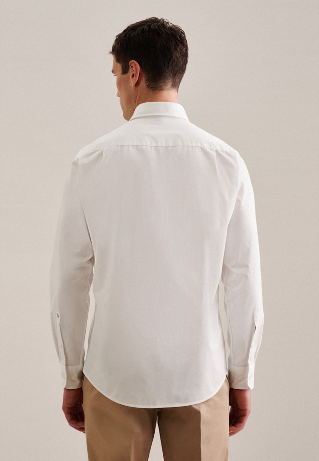 Casual Shirt in Regular with Kent-Collar in Ecru | Seidensticker online shop