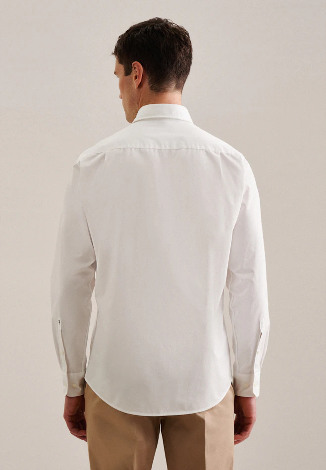 Regular Casual shirt Uni in Ecru | Seidensticker online shop