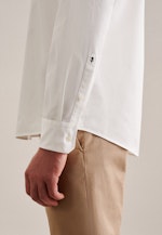 Twill Casual Hemd in Regular mit Kentkragen in Ecru |  Seidensticker Onlineshop