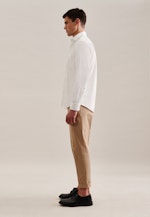 Regular Casual Hemd Uni in Ecru |  Seidensticker Onlineshop