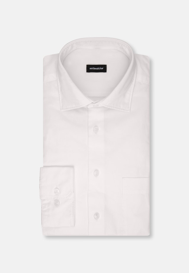 Regular Casual Hemd Uni in Ecru |  Seidensticker Onlineshop