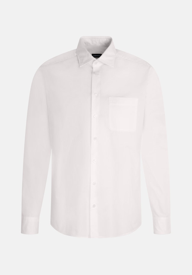 Twill Casual Hemd in Regular mit Kentkragen in Ecru |  Seidensticker Onlineshop
