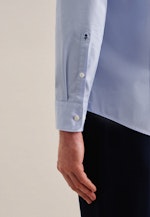 Twill Casual Hemd in Regular mit Kentkragen in Hellblau |  Seidensticker Onlineshop