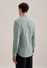 Slim Business Hemd Floral in Grün |  Seidensticker Onlineshop