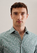 Slim Business Hemd Floral in Grün |  Seidensticker Onlineshop