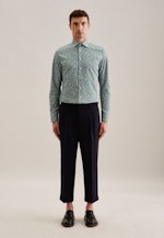 Business Shirt in Slim with Kent-Collar in Green |  Seidensticker Onlineshop