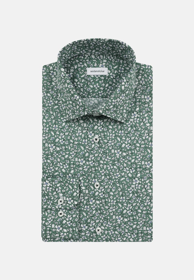 Business Shirt in Slim with Kent-Collar in Green |  Seidensticker Onlineshop