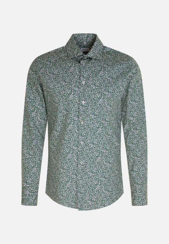 Business Shirt in Slim with Kent-Collar in Green |  Seidensticker Onlineshop