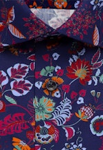 Slim Business Hemd Floral in Mittelblau |  Seidensticker Onlineshop