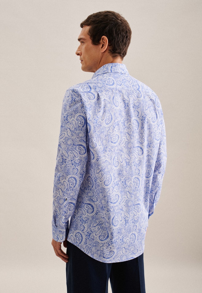 Business Shirt in Regular with Kent-Collar in Light Blue | Seidensticker online shop
