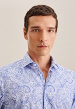 Regular Business Hemd Paisley in Hellblau |  Seidensticker Onlineshop