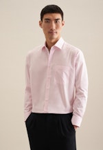 Non-iron Structure Business Shirt in Comfort with Kent-Collar in Pink |  Seidensticker Onlineshop