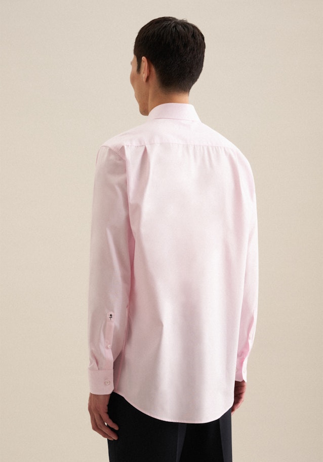 Non-iron Structure Business Shirt in Comfort with Kent-Collar in Pink |  Seidensticker Onlineshop