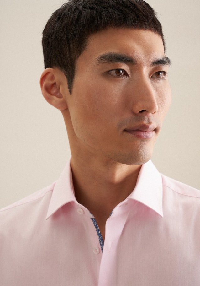 Non-iron Structure Business Shirt in Comfort with Kent-Collar in Pink |  Seidensticker Onlineshop