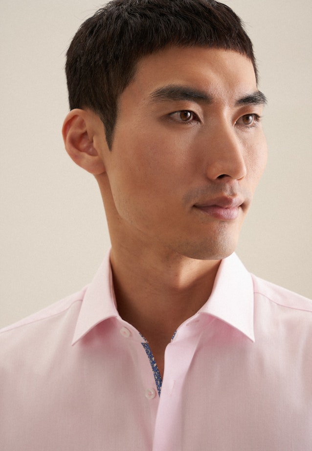 Non-iron Structure Business Shirt in Comfort with Kent-Collar in Pink |  Seidensticker Onlineshop