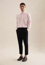 Non-iron Structure Business Shirt in Comfort with Kent-Collar in Pink |  Seidensticker Onlineshop