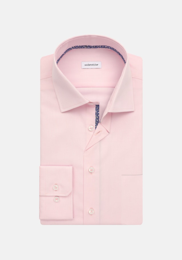 Bügelfreies Struktur Business Hemd in Comfort mit Kentkragen in Rosa/Pink |  Seidensticker Onlineshop