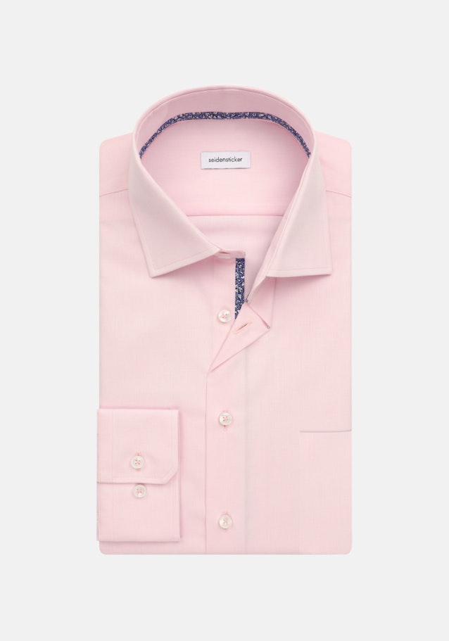 Non-iron Structure Business Shirt in Comfort with Kent-Collar in Pink |  Seidensticker Onlineshop