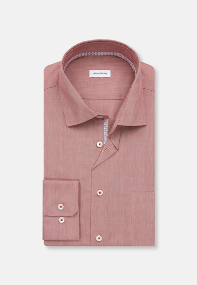 Comfort Business Hemd Uni in Rot |  Seidensticker Onlineshop