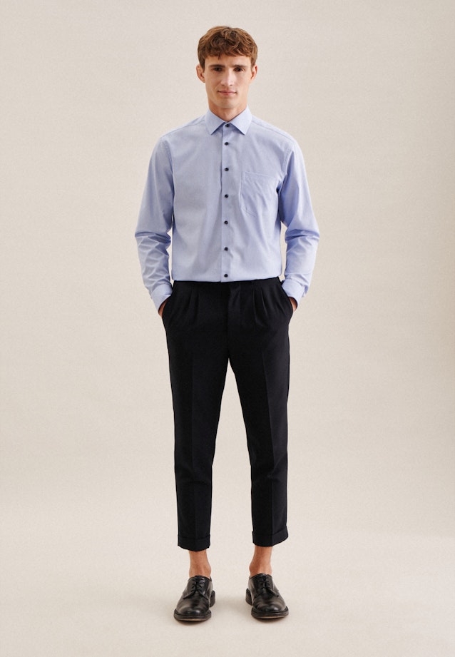 Comfort Business Hemd Uni in Hellblau |  Seidensticker Onlineshop