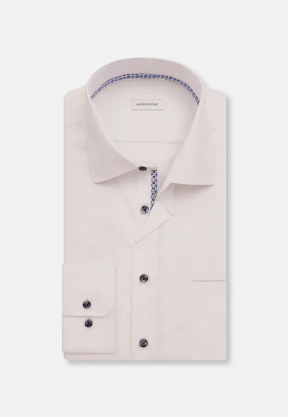 Comfort Business shirt Uni in White |  Seidensticker Onlineshop