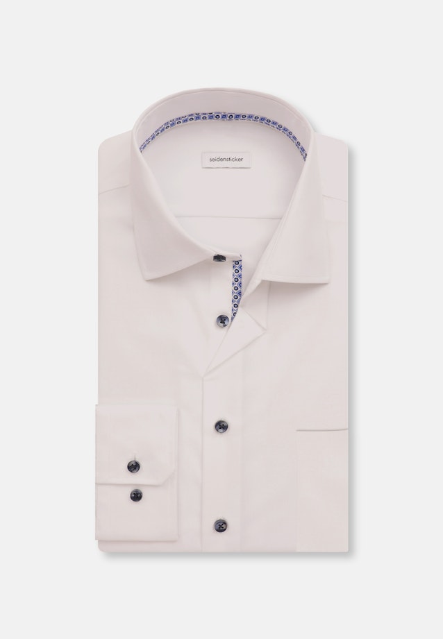 Comfort Business Hemd Uni in Weiß |  Seidensticker Onlineshop