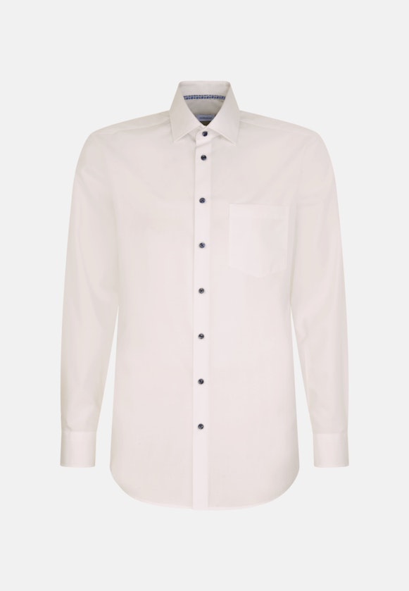 Comfort Business Hemd Uni in Weiß |  Seidensticker Onlineshop