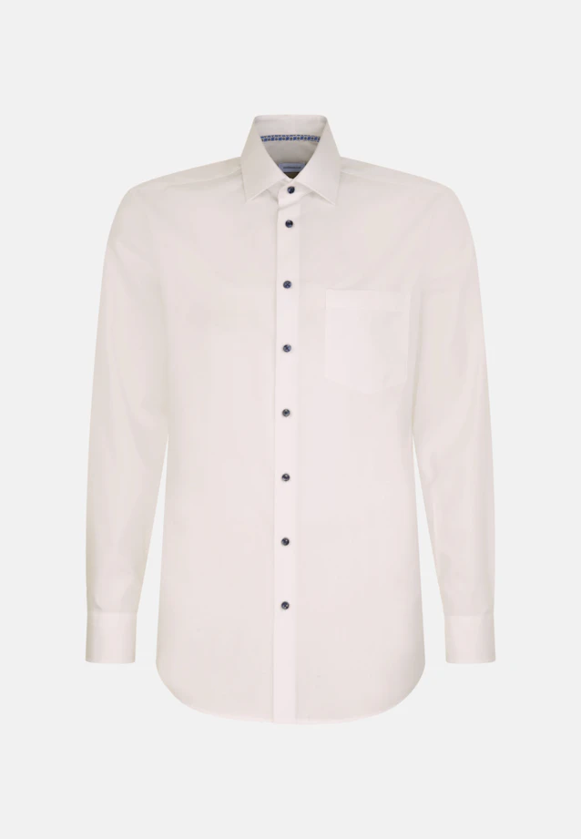 Comfort Business Hemd Uni in Weiß |  Seidensticker Onlineshop