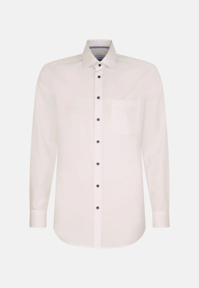 Comfort Business Hemd Uni in Weiß |  Seidensticker Onlineshop