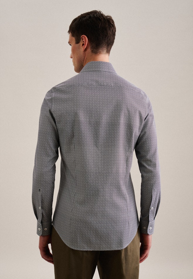 Business Shirt in Shaped with Kent-Collar in Green | Seidensticker online shop