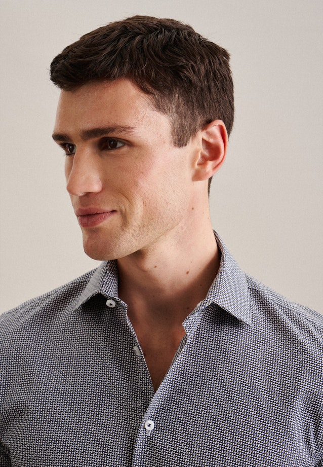 Shaped Business shirt Print in Green |  Seidensticker Onlineshop