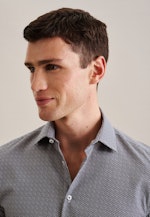 Shaped Business shirt Print in Green |  Seidensticker Onlineshop