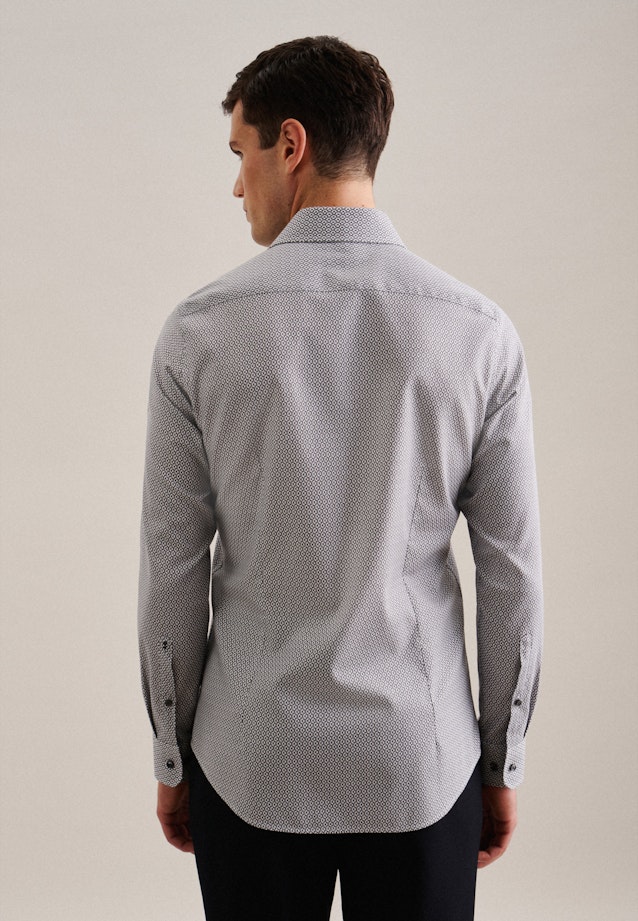 X-Slim Business shirt Print in Grey |  Seidensticker Onlineshop